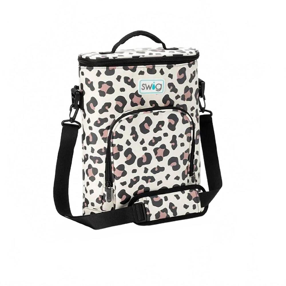 NEW SWIG LIFE women's sling crossbody cooler in luxy leopard